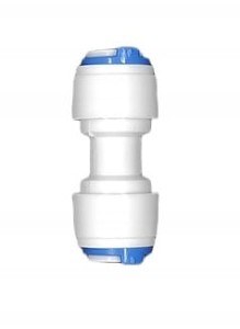 Prostka łącznik dwuzłączka 2x 1/4" RO 6 mm