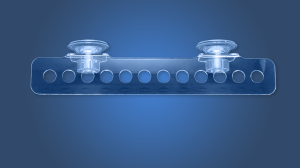 Akrylowa półka na szczepki koralowców przyssawka FSSL12H