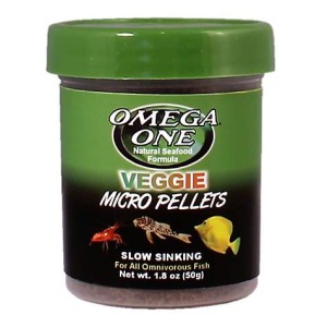 Omega One Mini Pellets Veggie 100G - pokarm dla ryb/krewetek 