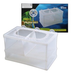 BOYU kotnik dla ryb, inkubator podwójny z siatki 26 x 14 x 14cm