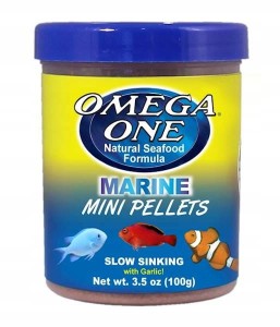 Omega One Mini Pellets 100g  pokarm dla ryb z czosnkiem