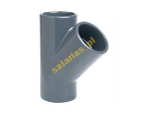Hydraulika PVC TRÓJNIK 45* średnica 20mm KRAKÓW