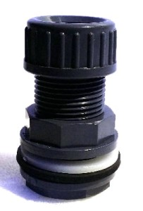 Śrubunek/przelot z nakrętką 20mm