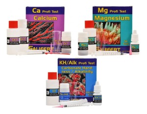 Salifert zestaw 3 testów Ca Wapń Mg Magnez KH Twardość Węglanowa test