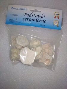AquaCeramic Coral Plugs Podstawki SPS 10 sztuk