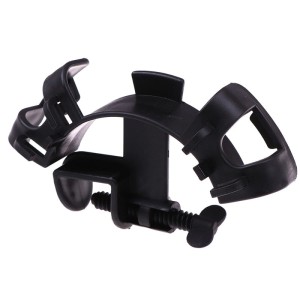 Uchwyt U na wąż 12/16mm do podmian czarny