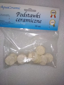 AquaCeramic Coral Plugs Podstawki Okrągłe 10 sztuk rozmiar M