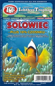Ichthyo Trophic Artemia Solowiec + czosnek pokarm mrożony 100g