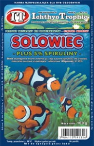 Ichthyo Trophic Artemia Solowiec + spirulina pokarm mrożony 100g