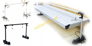 Stelaż do wiszących lamp 73cm Srebrny HQI LED