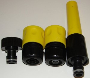 Zestaw zraszający 4 elem. do węża 1/2 i 5/8